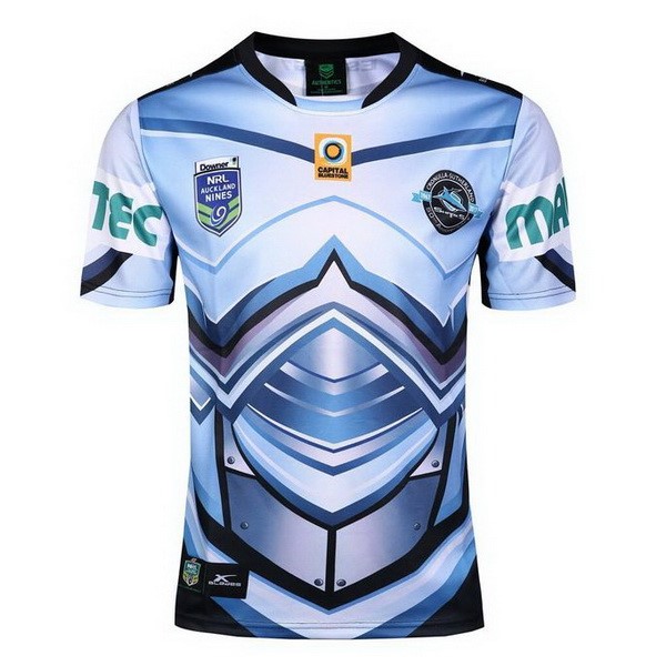 Camiseta Cronulla Sharks Auckland 9's 2017-2018 Azul
